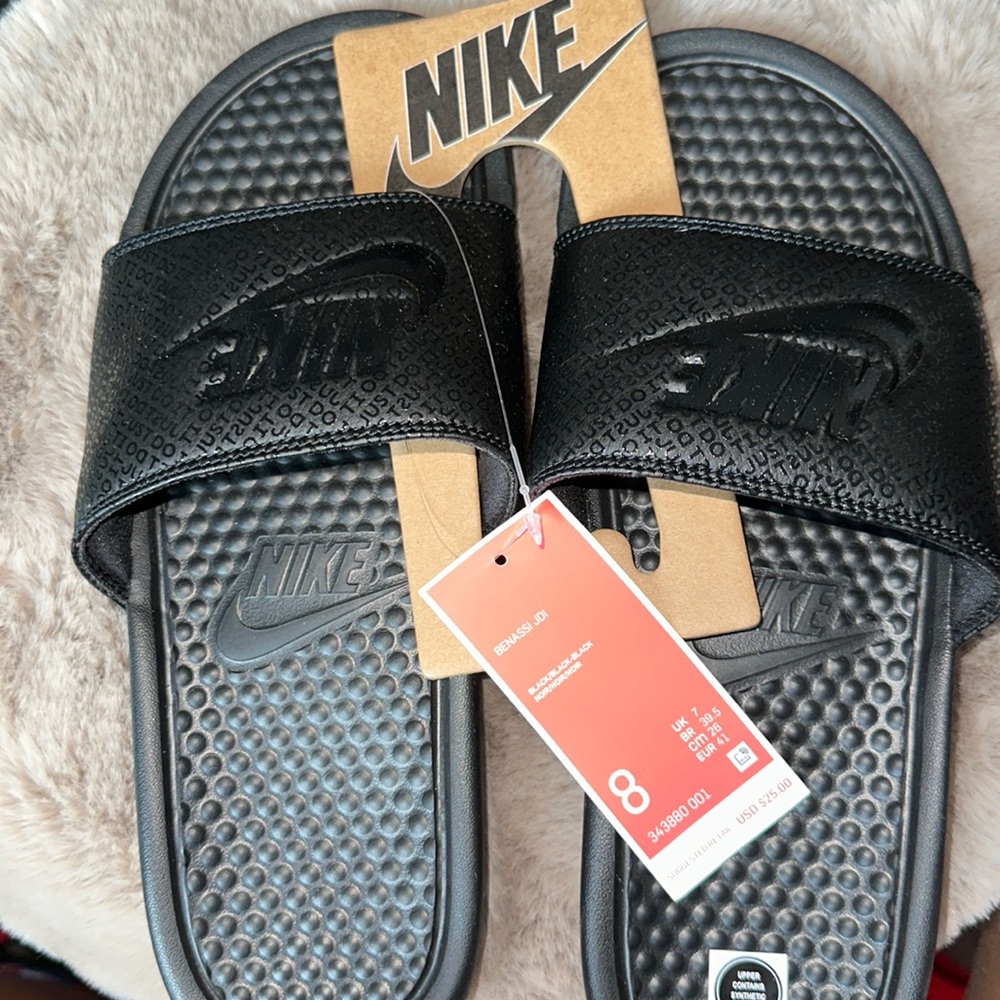 Nike Benassi JDI Slides Black